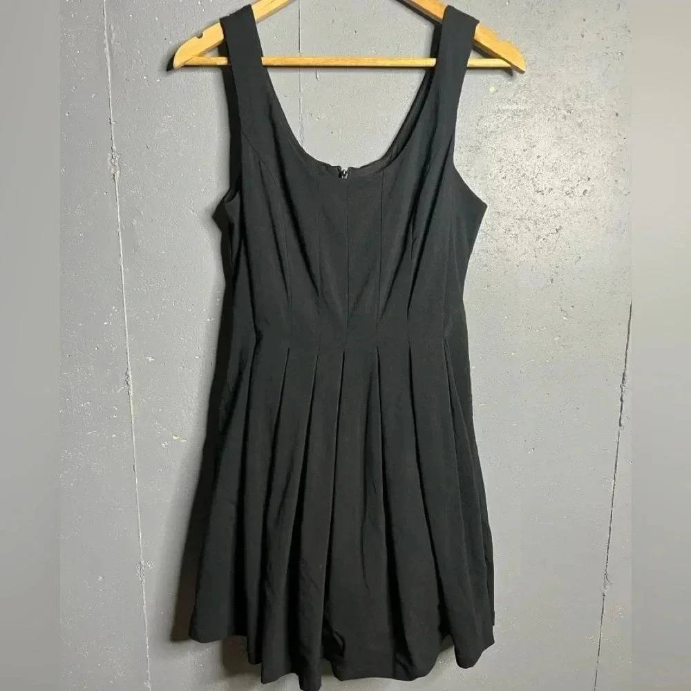Lily Rose pleated black dress